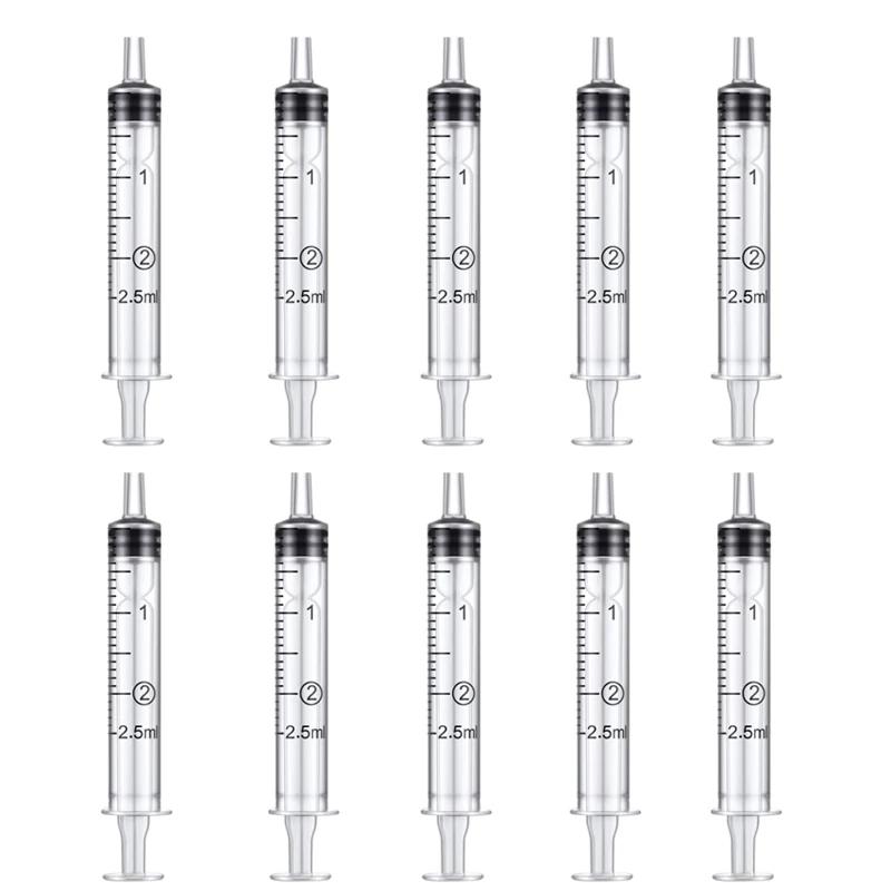Seringas plásticas sem agulha para alimentação animal de estimação, seringas descartáveis, ferramentas de cozinha, seringa de cola, 1ml-10ml - Image 1