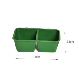 Tigelas De Água Para Pássaros, Bandeja De Comida De Plástico, Grosso para Gaiola De Pássaro, Banheira De Papagaio, Produtos De Limpeza, Gaiola Animal, 1 PC, 2 PCs, 3PCs - Image 5