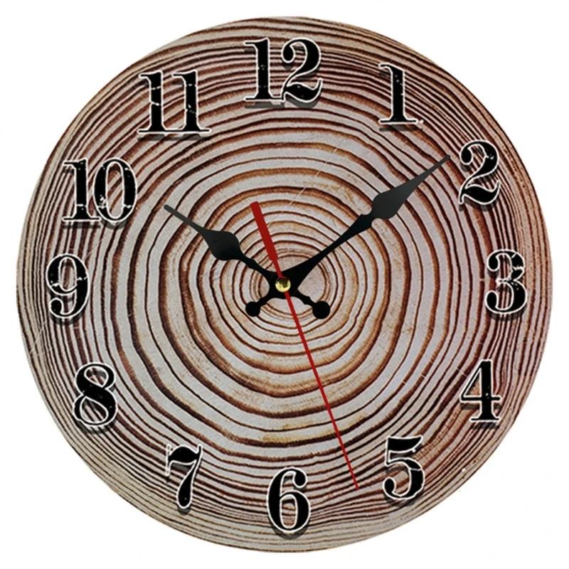 Relógio vintage pendurado decoração parede sala com ornamento - Image 1