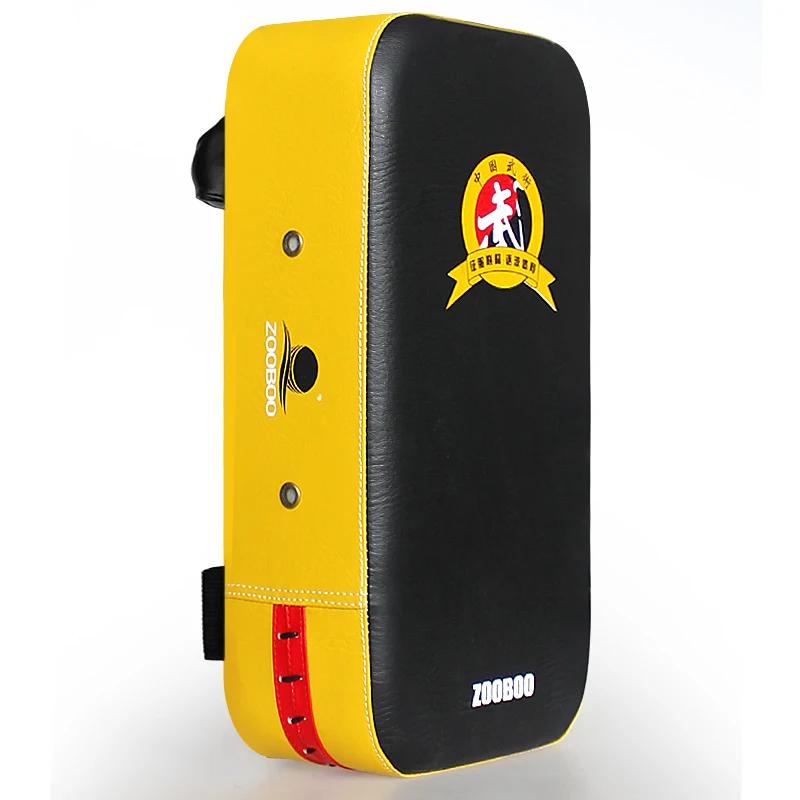 Mounchain couro do plutônio boxe kick punch pad shield karate tkd pé alvo almofada de foco exercício sísmico saco de areia vertical para trem - Image 1