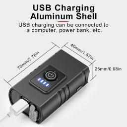 Luz da bicicleta farol t6 lanterna led usb recarregável tocha liga de alumínio ciclismo mtb montanha feixe alto acessórios cauda - Image 6