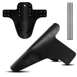 Frente preta e guarda-lamas traseiro para mtb, 1 parte, dobrável, acessórios de ciclismo, mtb, bmx, dh e cascalho - Image 3