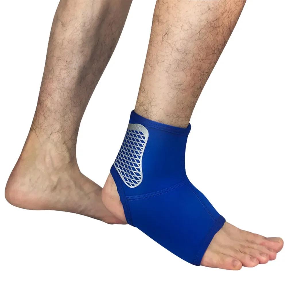 Meias elásticas de apoio do tornozelo, cinta respirável, protetor de entorse para ciclismo, corrida, basquete, futebol, fitness, esportes, 1pc - Image 1
