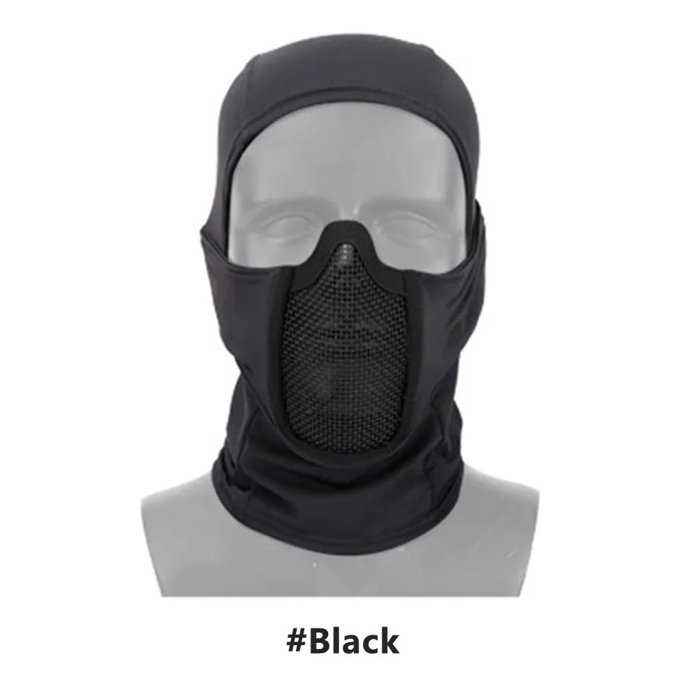 Balaclava tático para airsoft e paintball, máscara facial completa, proteção de malha respirável para caça ao ar livre, wargame cs - Image 1