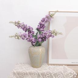 Seda Jacinto Artificial para Decoração de Casa, Flores Falsas, Casamento e Festa de Aniversário, Arranjo Florais DIY, Suporte de Fotografia, 75cm, Outono - Image 2