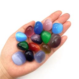 100g 20-30mm olho de gato pedra de cristal cai cura colorido pedra cascalho espécime aquário tanque de peixes decoração - Image 6