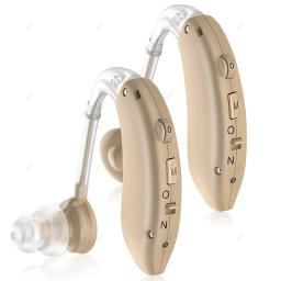 2024 Melhor Recarregável Digital BTE Aparelho Auditivo Ajustável Tom Amplificador de som Portátil Idosos Surdos Aparelhos auditivos,Recargable Digital hearing aid - Image 1