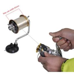1 pçs enrolador de linha de pesca portátil carretel de linha prateada em artes de pesca carretel de pesca dispositivo de enrolamento específico ao ar livre enfrentar ferramentas - Image 6
