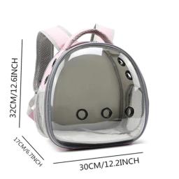 Novo portador de pássaros pequeno saco de viagem para animais de estimação para papagaio pequeno leve portátil mochila planador de açúcar gaiola de hamster 12.6 polegada de altura - Image 5