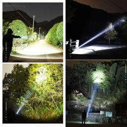 Lanternas LED recarregáveis 90000 lúmens Lanterna à prova d'água com zoom super brilhante com 3 modos poderosos para camping e caminhadas - Image 5