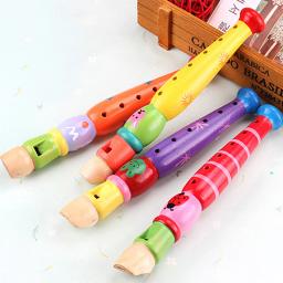Instrumento musical de sopro curto para crianças, instrumentos musicais educativos com padrões coloridos para crianças - Image 6