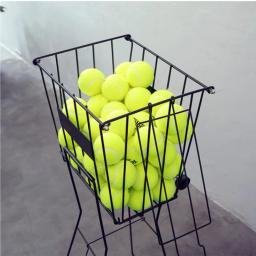 Bola de tênis pegar cesta bola de tênis coleção cesta de coleta com tampa à prova de derramamento 75 bolas de tênis capacidade 90x30x24cm - Image 1