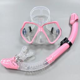 Conjunto de máscara de mergulho para gopro, câmera esportiva subaquática, óculos de natação profissional anti-nevoeiro, tubo de snorkel seco para adultos - Image 6