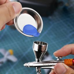 12pçs bandeja de pintura, 2 peças, agitador de tinta, 8 peças, 3ml, pipeta, palhetas para pintura de aerógrafo, faça você mesmo, arte, artesanato, modelo, ferramentas de pintura - Image 2