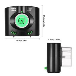 Alimentador Automático para Aquário, Máquina De Alimentação De Tanques De Peixes, Suprimentos Ecológicos, Saída De Comida Ajustável - Image 5