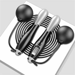 Sem fio eletrônico Jumping Rope com tela LCD, inteligente pular corda, saltando contador, saltando, contando velocidade, ginásio Fitness, Crossfit - Image 1