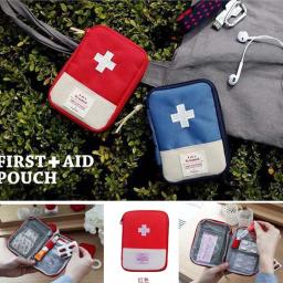 Mini portátil Medicine Bag Kit de Primeiros Socorros, Kits de Emergência Médica ao ar livre, Organizador da bolsa, Home Pill Storage Bag, 1-10Pcs - Image 3