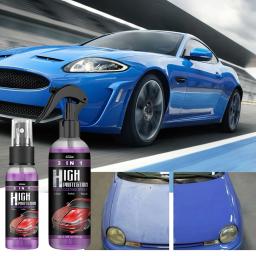 Car Nano Ceramic Coating Spray, polimento automático, pulverização de cera, alta proteção, pintura do carro, reparo do risco, 100ml, 3 em 1 - Image 3