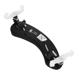 ﻿   1/8 3/4-4/4 violino ombro resto ajustável violino almofada de ombro com almofada de esponja anti lobo preto/branco pés violino acessórios - Image 5