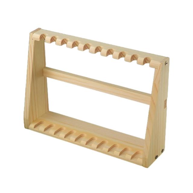 Suporte para Katanas e Samurais com Dez Buracos para Exibição e Exposição