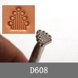 Ferramenta de gravação de escultura em couro artesanal, carimbo de impressão de couro, padrão decorativo esculpido, faça você mesmo, argila, cerâmica, ferramenta de perfuração - Image 4