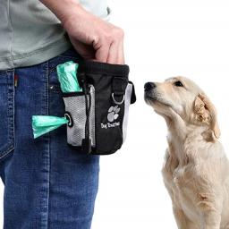 Cão ao ar livre portátil tratar bolsa para treinamento, saco de alimentação, grande capacidade Pet Trainer, saco de cintura, cão suprimentos - Image 1