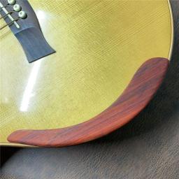 Apoio de braço universal para guitarra, acessório de substituição, placa Handguard, descanso de braço, Redwood, Rosewood, Ebony, 39-41 em - Image 4
