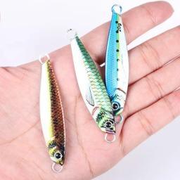 Isca artificial para pesca marítima, gabarito lento, colher de metal, impressão 3d, super difícil - Image 4