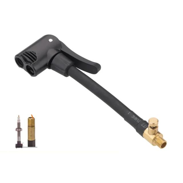 Adaptador Bico Mangueira Extensão Bomba Ar: Inflador Elétrico Pneu (10-60cm)