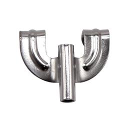 Tambor Garra para bumbo, metal Djembe garras, cor prata, 1 peça - Image 3
