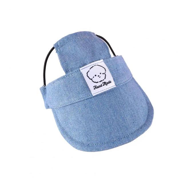 Chapéu de Basebol Ajustável com Orelhas para Cães - Proteção Solar Ideal para Verão