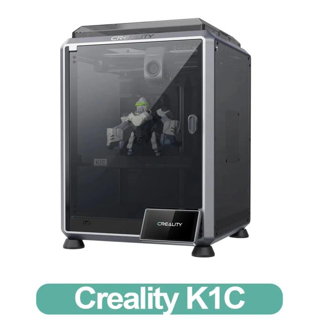 Kit de Impressão 3D Creality de Alta Velocidade com Extrusora Totalmente Metálica e Auto Nivelamento para Modelos K1C e Max, 600mm/s