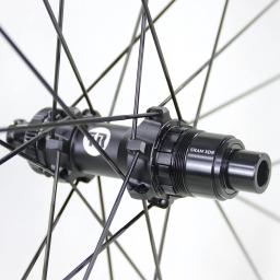 700c conjunto de rodas de estrada carbono freio a disco centro bloqueio cascalho rodas viagem ciclismo alta rigidez fibra carbono rodas disco roda - Image 6
