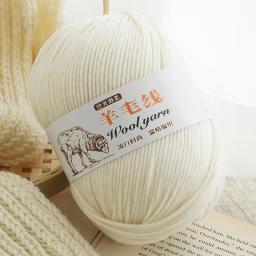 Fino Merino lã misturado Crochet fios para tricô camisola, fio de lã grossa, artesanato DIY, qualidade superior, 1PC, 100g - Image 1