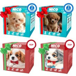 Novo robô de pelúcia filhote de cachorro interativo andando filhote de cachorro brinquedo de pelúcia latido cauda balançando filhote de cachorro simulado chilren - Image 5