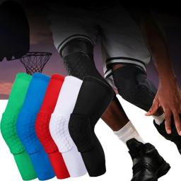 Honeycomb Alongamento Joelheiras de Basquete, Esporte, Futebol, Segurança, Treinamento, Suporte do Joelho, Protetor, Cinta, Compressão, Manga Perna - Image 1