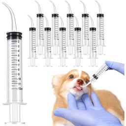 Seringa de Alimentação Pet com Medição para Cachorro Pequeno, Gatos, Cachorro, Gatinho e Outra Seringa Líquida Animal Pequeno, Suprimentos de Alimentador, 12ml - Image 1