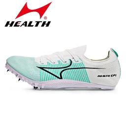 Health CP1 Respirável Placa De Carbono Tênis Para Homens, Treinamento De Corrida, Prego Completo Envolvido, Campo De Atletismo, 100 m, Sprint Spikes - Image 3