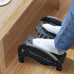 Descanso do pé sob a mesa com massagem grânulos, almofada relaxante, apoio pés fezes, apoio para os pés ajustável, escritório - Image 4