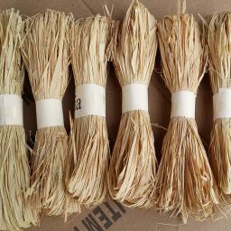 1 conjunto bonita ráfia em projetos de artesanato de cor natural laços para etiquetas e emblemas ou arcos para artesanato de madeira - Image 3
