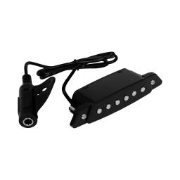 Captador de buraco de som de guitarra, acessórios de fio de conexão com chave de fenda captador de guitarra magnética para peças de guitarra acústica clássica - Image 2