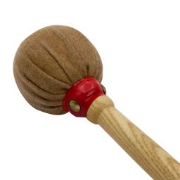 Exército tambor malho com algodão sentiu martelo cabeça, acessório de percussão, Brown Bass Drumsticks, peças de instrumentos musicais, alta qualidade - Image 6