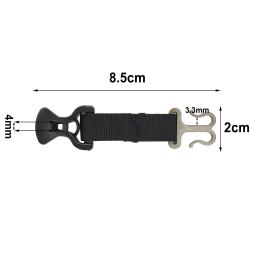 Ganchos De Fivela Suporte De Corda Nylon, Aço Inoxidável, Barraca De Acampamento Do ABS, Tensor De Corda, Acessórios De Tendas De Caminhada Ao Ar Livre - Image 6