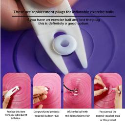 Inflável Air Stopper Plug Pin Substituição, Fitness Exercício Esporte Yoga Ball, Cama Piscina, Ginásio Acessórios, 5 Pcs, 10Pcs - Image 5