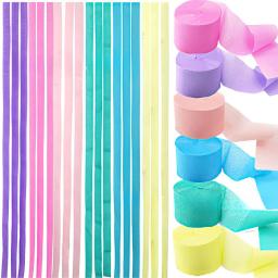 Streamers De Papel Crepe Colorido Com Franja De Suspensão, Tinsel Cortina, Decorações De Festa, Chuveiro De Bebê, Decoração De Festa De Aniversário - Image 1