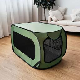 Gaiola dobrável portátil do animal de estimação, Tronco do carro, Transportadora respirável, Cat Tent, Puppy Travel, Outdoor Dog Cage - Image 3