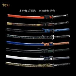 Espada de treinamento samurai japonês katana iaito de qualidade de 103cm, lâmina de jacarandá/wengué, madeira dura sólida laca saya, não afiada - Image 3