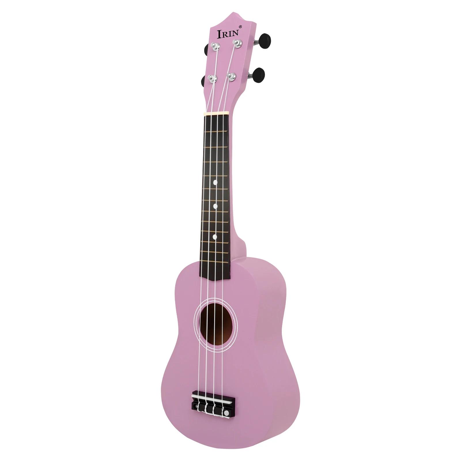 IRIN-Ukulele Cor Guitarra Havaiana De Madeira, Presentes Infantis, Iniciante Arrancado Cordas, Instrumento Musical de Quatro Cordas - Image 1