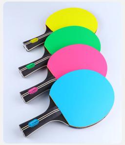 Huieson colorido de alta elasticidade tênis de mesa única raquete conjunto original raquetes de treinamento e competição - Image 1