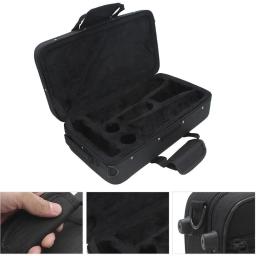 Caixa De Armazenamento De Clarinete Oxford Bb, Acessórios De Clarinete De Substituição Preto, Correias De Folha, 600D - Image 5